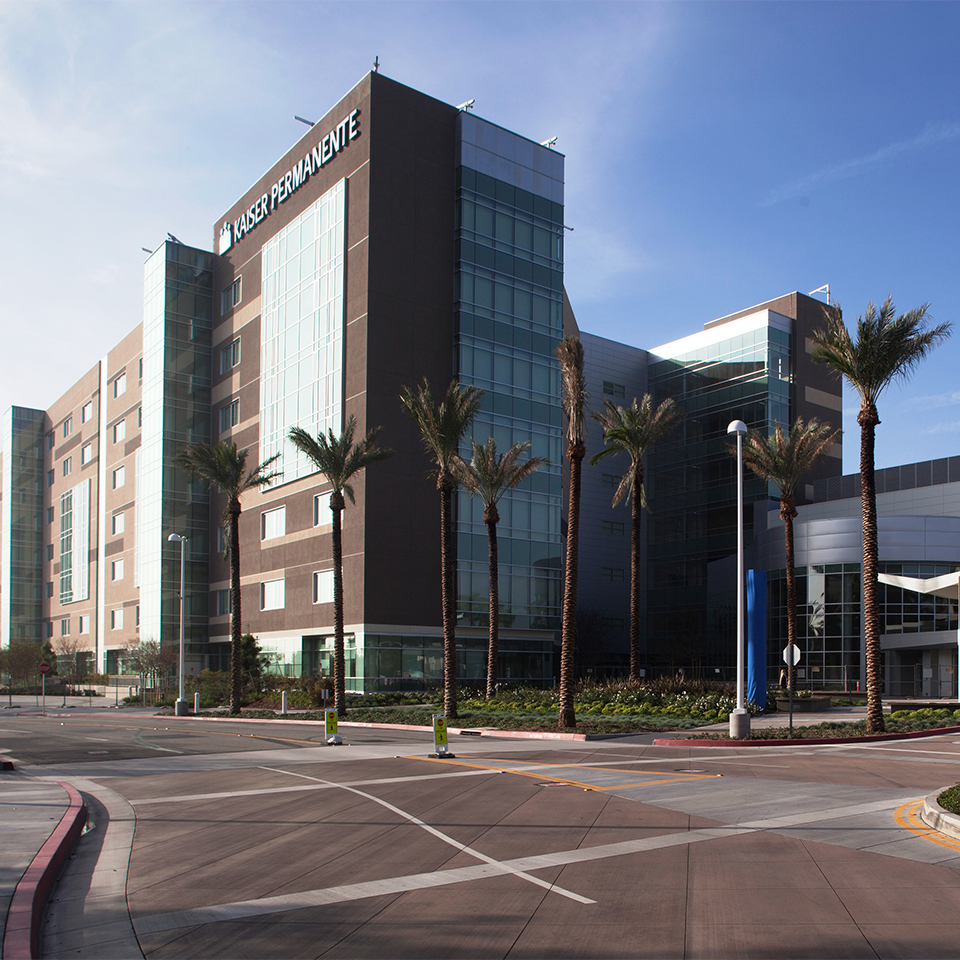 External View of San Bernardino County Medical Center.